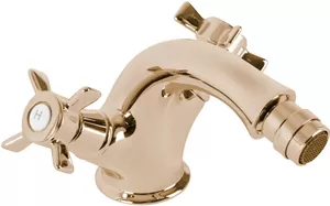 Смеситель CEZARES -BS1-02 для биде, двухзахватный, с донным клапаном, бронза