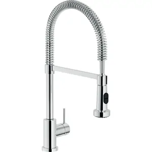 Смеситель NOBILI для кухни, гибкий излив с душем, хром LV00300/3CR