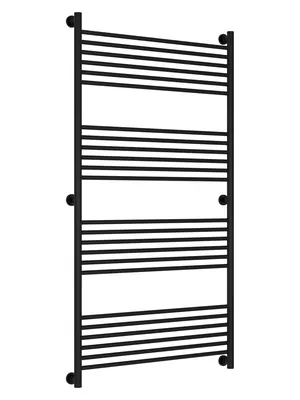 СУНЕРЖА Полотенцесушитель 1500х800 (24 ступ.) черный матовый, унив. под. 3/4"