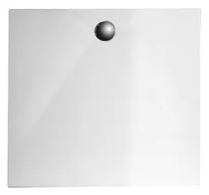 Душевой мраморный поддон HUPPE (1000х1000х30) квадратный, белый 215032.055