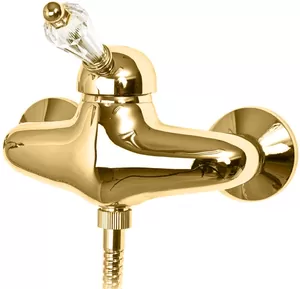 Смеситель CEZARES -DM-03/24-Sw для душа, настенный, однорычажный,золото 24кар/ручка Swarovski