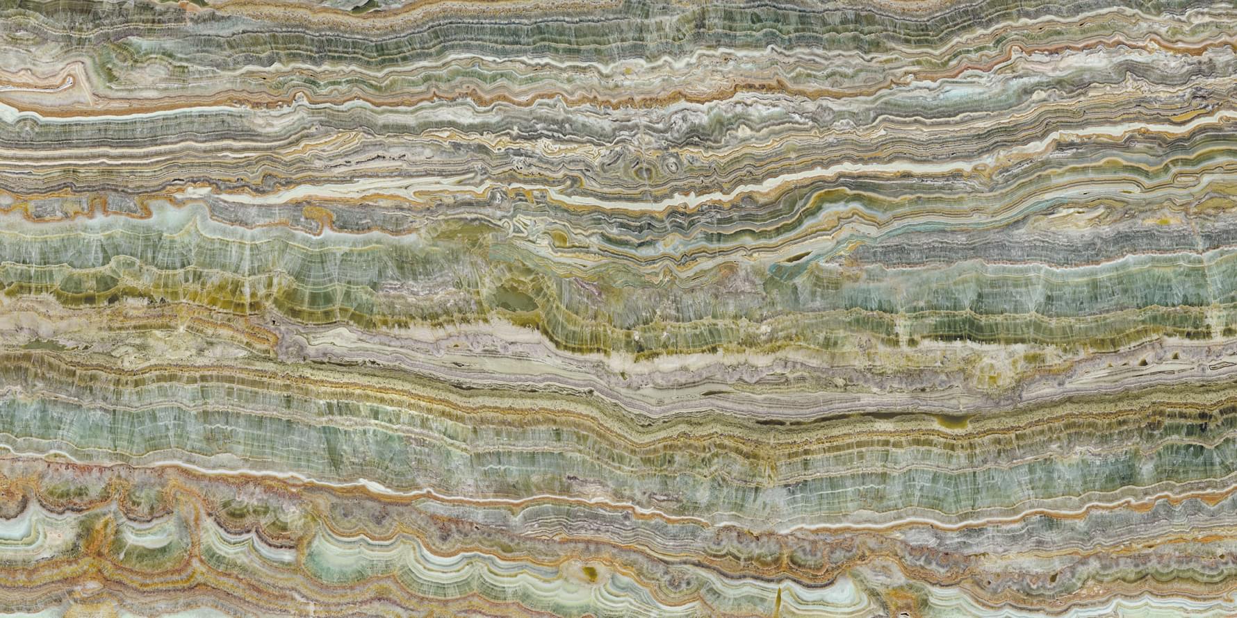 Onice Smeraldo Lapp/Rett 80X160 полированная