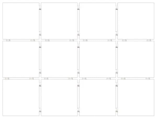 мозаика Конфетти Белый Матовый Из 12 Частей 29.4x39.2