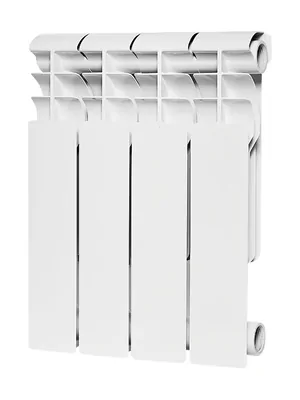 Радиатор биметаллический ROMMER 350 4 секции, RBM-1210-035004