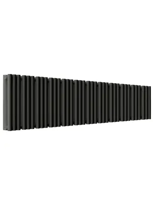 Радиатор стальной Empatiko V S2 двухтруб 1432х236х122 36 сек бок.подкл, 2052Вт, Confident Black