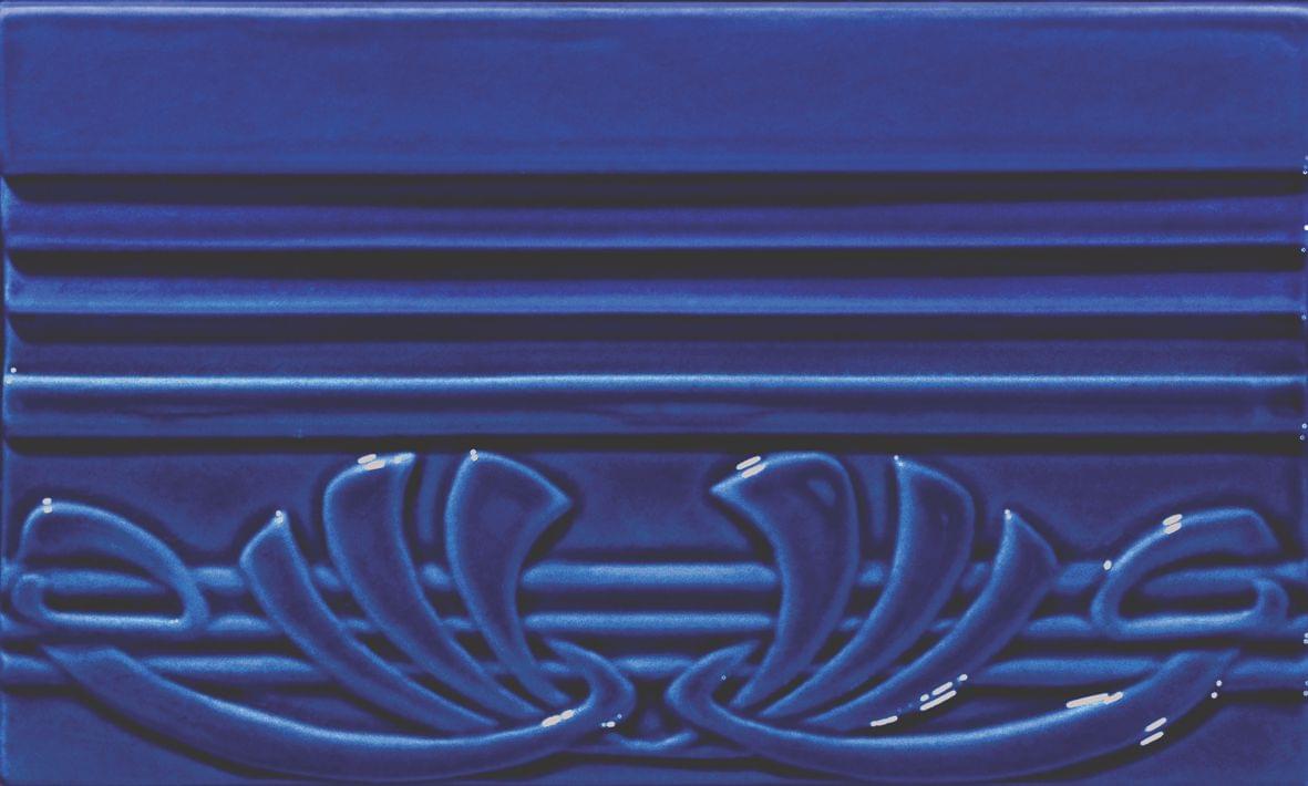 бордюр Epoque Terminale Deco Cobalt Craquele 12x20