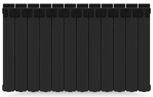 Радиатор биметаллический RIFAR 500 (577х960х100) 12 секций, 2292Вт, антрацит