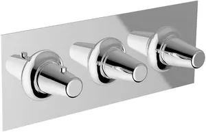 Смеситель для душа CISAL VI01R20021 термостат, встраиваемый, на 2 выхода, хром