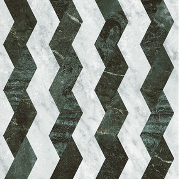 керамогранит 41zero42 Dandy 4101198 Ribbon White Green 18,6x18,6 матовая