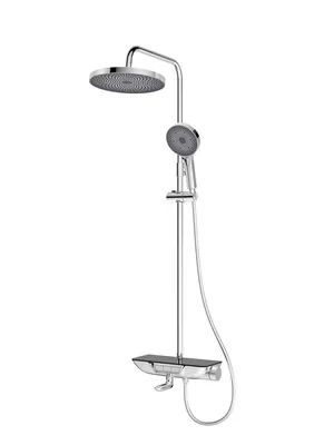 Душевая система Iddis HOMESPA смеситель для ванны/душа, верхний/ручной душ, хром SPASBBTi06