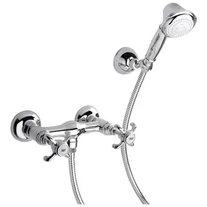 Смеситель для душа Paini двухзахватный, настенный, без излива, хром 87CR509