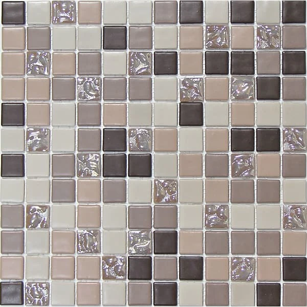 плитка Mezcla Urban coffee - Drops Beige 15% глянцевая