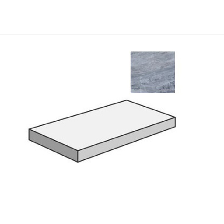 Sant Agostino Paradiso CSAGDPNA12 Gradone Angolare Dx Navy 33x120 матовая