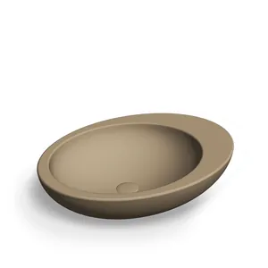 Раковина накладная Cielo LE GIARE (600х450х145) без отверстий под смеситель, цвет Avena LGLA60 AV