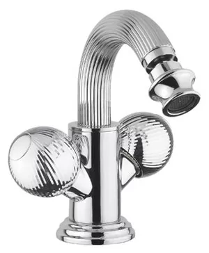 Смеситель CEZARES -BS2-01-M для биде, с донным клапаном, хром/ручки металл