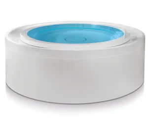 Ванна Gruppo Treesse 200 V861D 2000х2000х660 CrystalTech, круглая, гидромассаж SKI