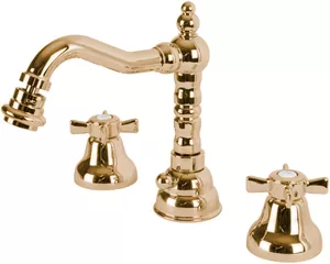 Смеситель CEZARES -BBS2-02 для биде, 3 отверстия, с донным клапаном, бронза