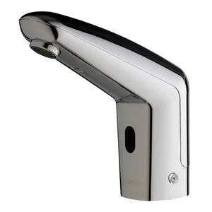 Смеситель для раковины Presto антивандальн,бесконтактный,питание от сети,хром 55151