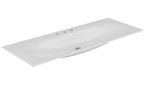 Раковина Keuco 1405х538 накладная на тумбу,3 отверстия под смес., белый 33360311403