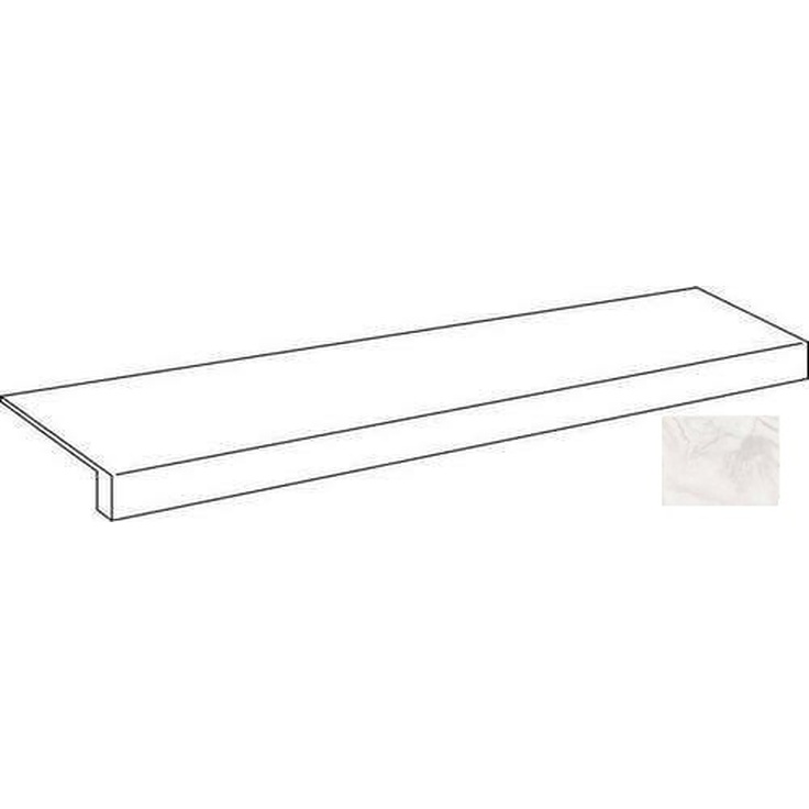 Atlas Concorde Russia Forte Dei Marmi Quark 620070002640 Oyster White Scalino Frontale Matt 33x160 матовая