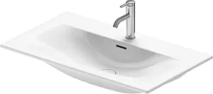 Умывальник Duravit 830х490 мебельный, перелив, 1 отверстие под смеситель, белый 2344830000