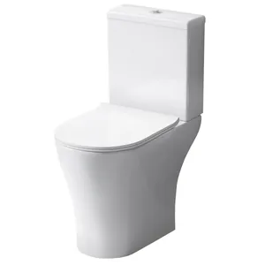 Унитаз-компакт Damixa (360х605х810) безободковый, с сиденьем микролифт DX86C8600SC