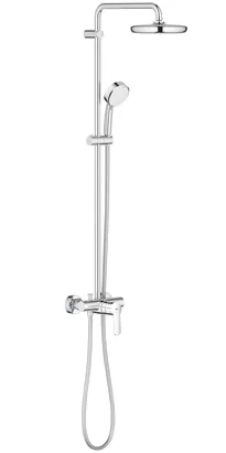 Душевая система Grohe 26224001 смеситель д/душа, верхний/ручной душ, штанга