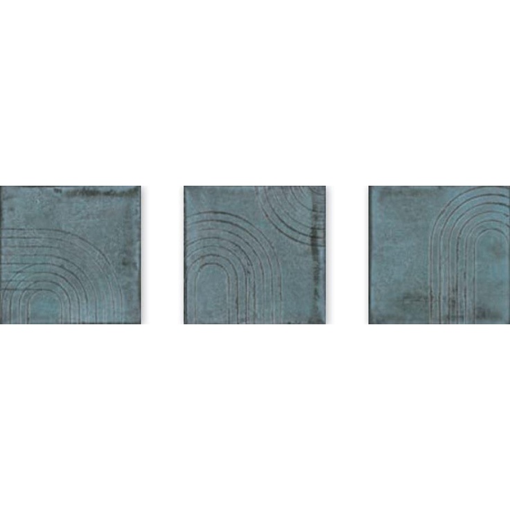 WOW Enso 120846 Wabi Blue 12,5x12,5 глянцевая