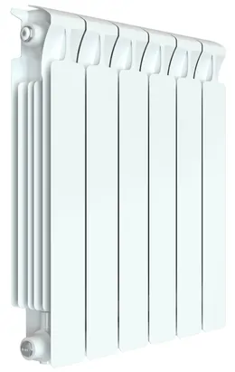 Радиатор биметаллический RIFAR 500 (577х480х100) бок. подкл, 6 секций, 1146Вт, белый