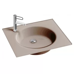 Раковина Jacob Delafon 60см с 1 отверстием, бронза матовая EB2560-DE3