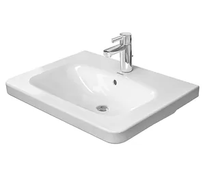 Умывальник DURAVIT 650х165х480 отверстие под смеситель, перелив 2320650000
