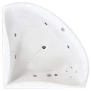 Ванна угловая BACH 150х150 Система 3"А", гидромассаж+спинной, каркас