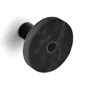 Полотенцедержатель Bertocci настенный, 110 мм, черный мрамор/черный матовый 124 4411 0800