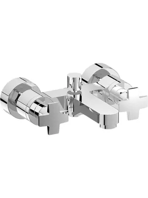 Смеситель Zeegres 71002001 для ванны/душа, настенный, двухзахватный, излив 194мм