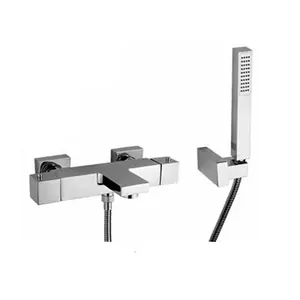 Смеситель для ванны/душа Paini настенный, термостат, с душевым гарнитуром, хром 84CR105TH