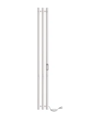 Полотенцесушитель Indigo 3 1200х130 (скрыт.монт, универ. подкл.) белый матовый LSE120-13WMRt