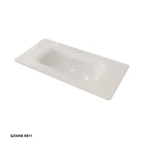 Раковина для тумбы Caprigo /Каприс (900х450) стеклянная, бланж OW15-2218-R811