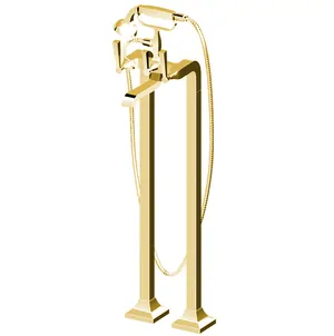 Смеситель для ванны/душа Zucchetti ZB2247.C40 напольный, золото