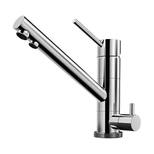 Смеситель для мойки Omoikiri -С хром,с краном для питьевой воды 4994012