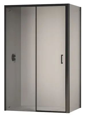 Душевой уголок RGW PA-177B (1400х1100х1950) стекло 6мм прозрачное/черный 350817741-14 (350801714-14+352205211-14)