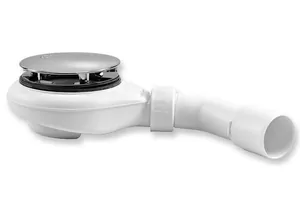 Слив для душевого поддона HUPPE, крышка сливного отверстия до 0,5 л/с, круглая, хром 215483R91