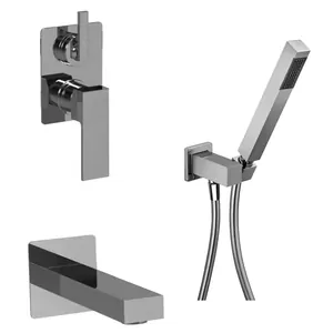Душевая система Paini для ванны/душа,фикс. излив,ручн. душ,однозах.,хром 21CRSET26911BATH