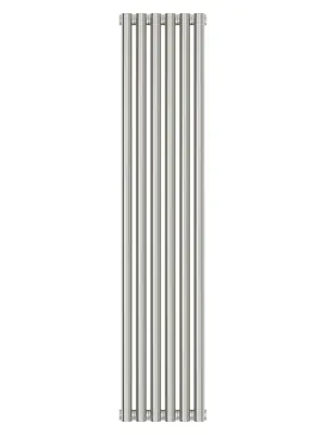 СУНЕРЖА Дизайн радиатор 1200х270 (6 секц) нерж.сталь, универ. подкл., 1/2", 00-0332-1206