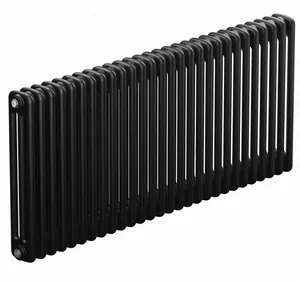 Радиатор стальной трехтрубчатый RIFAR 3057-28 секций, антрацит, боковое подключение