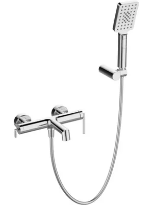 Смеситель для ванны/душа BelBagno -VASM/DFS-CRM однозахватный, с душ. гарнитуром, хром