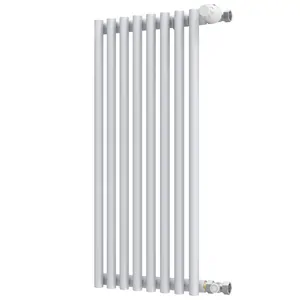 Радиатор стальной КЗТО 1-300 (334х281х55) 8 секций, 233 Вт, бок.подкл., белый