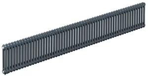 Радиатор стальной двухтрубчатый RIFAR 2018 - 56 секций, нижнее подкл. с терм.клапном, титан