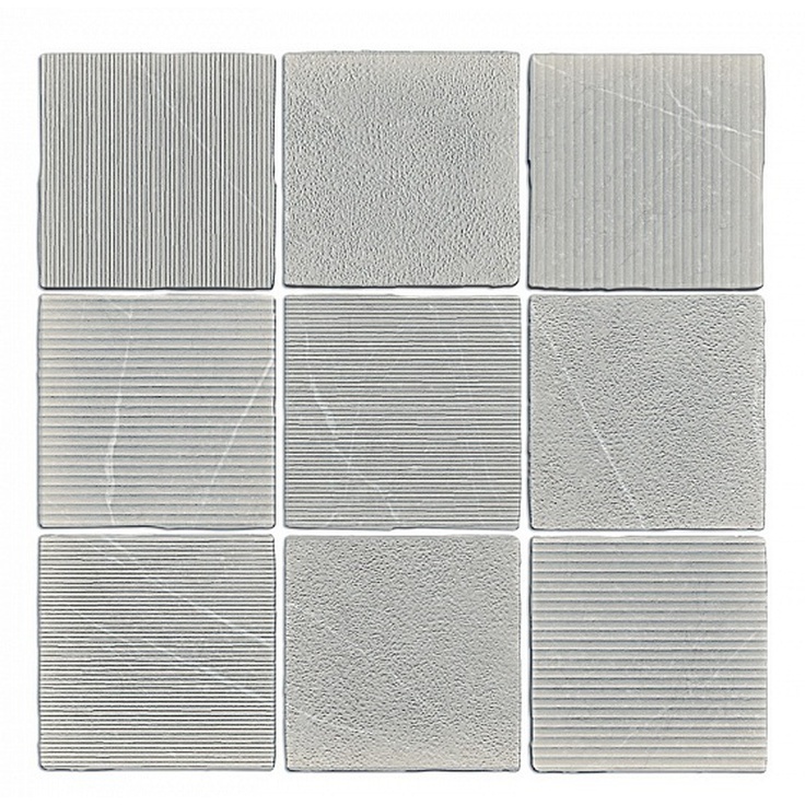 WOW Gea Carved Grey 12,5x12,5 матовая