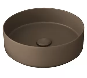 Раковина накладная Cielo (400х400х125) цвет Arenaria, круглая SHCOLAT40AN