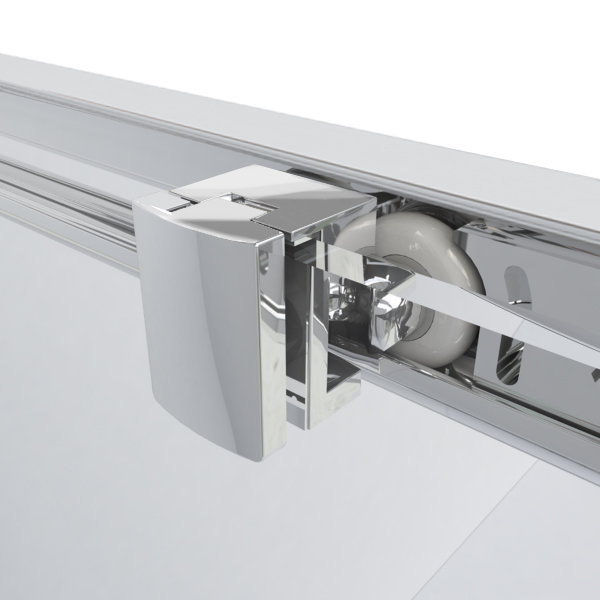 Душевое ограждение Ambassador Forsa 17021116AX-70AX (100x70х200) прямоугольник,хром,стекло прозрачное,раздвижная,2 места